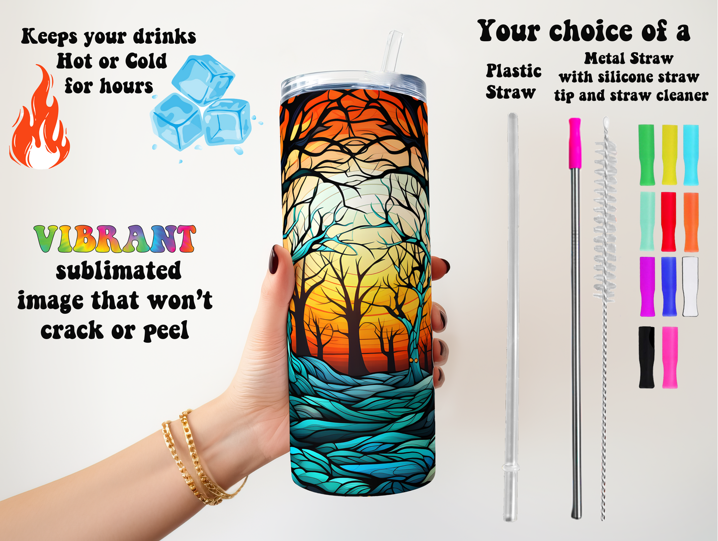 Colorful Spooky Forest